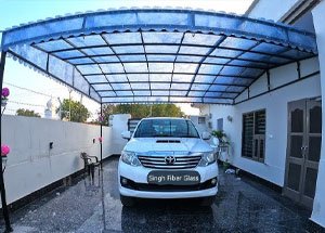 Fiberglass Parking Sheds